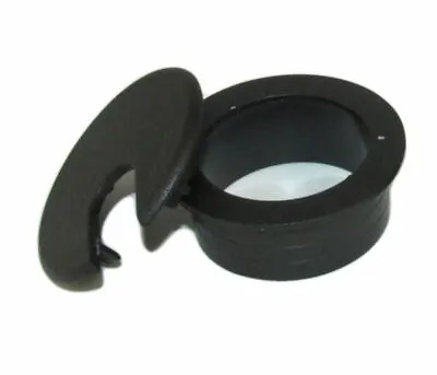 1 1/2inch CUT-HOLE SIZE Black Round Wire Management Grommet With Removable Lid • $1.98