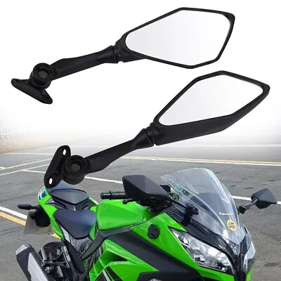 $25.70 • Buy Rear View Mirrors For Kawasaki Ninja 300R EX300 2013-2017 ZX6R 636 2013-2017 New