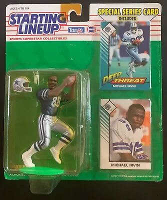 1993 NFL Kenner Starting Lineup Michael Irvin - Sharp • $29