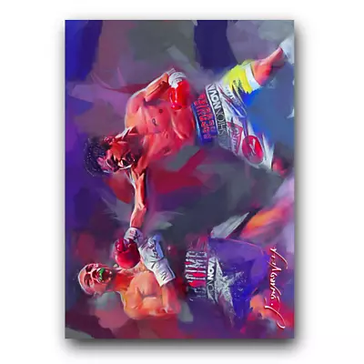 Manny Pacquiao #8 Art Card Limited 20/50 Edward Vela Signed (Boxing -) • $3.99