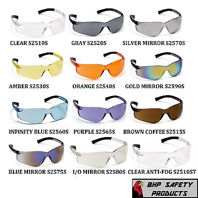 Pyramex Ztek Safety Glasses Ansi Z87.1+ Compliant Choose Your Color (1 Pair) • $6.37