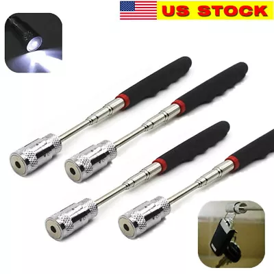 Magnetic Pickup Tool LED Light Telescoping Handle Pick Up Magnet Retractable 8lb • $199.99