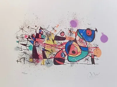 Joan Miro CERAMIQUES Facsimile Signed Limited Edition Giclee Art 13  X 17  • $59.99