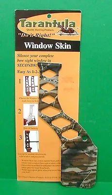 New Tarantula Window Skin For PSE Enforcer RH Mossy Oak Camo - Silence Your Bow! • $9.95