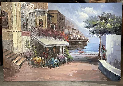 Antique Italian Oil Paintings On Canvas • $89.99