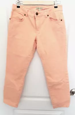 CAbi Bree #329 Women's Pant Size 6 Creamsicle  Peachy Orange Cropped Pants • $23.94