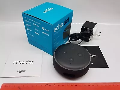 $29.95 • Buy Unused Amazon Alexa Echo Dot (3rd Generation) Smart Speaker - Black