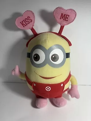 Valentines Kiss Me Despicable Me 2 Minion Plush Toy Stuffed Animal Very Rare • $29.99