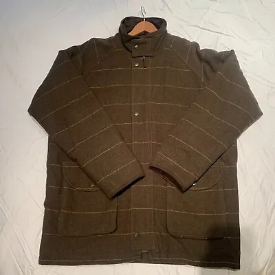 Alan Paine Mens Combrook Tweed Shooting Field Coat 2XL Size Slightly Used • $150