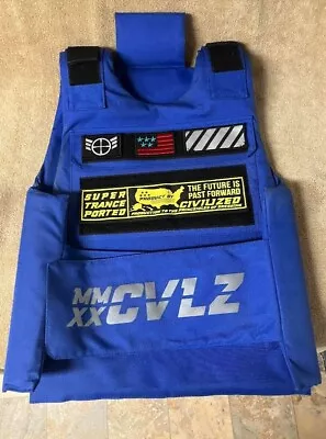 New 2023 Mmxx Cvlz MOTORCYCLE 3M REFLECTIVE VEST MMXX Utility Vest Royal Blue • $59.99