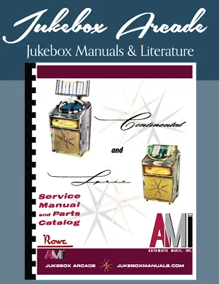 NEW! AMI Continental And Lyric Service Manuals & Parts Catalogs With Bulletins  • $46
