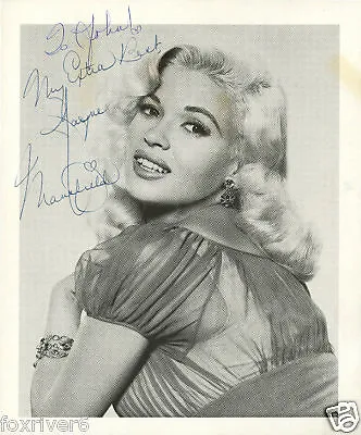 JAYNE MANSFIELD Signed Photograph - Stunning Film Star Actress - Preprint • £6