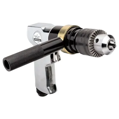 Rockwood Pneumatic Gun Drill Air Reversible Variable Speed Throttle 1/2in. • $49.99