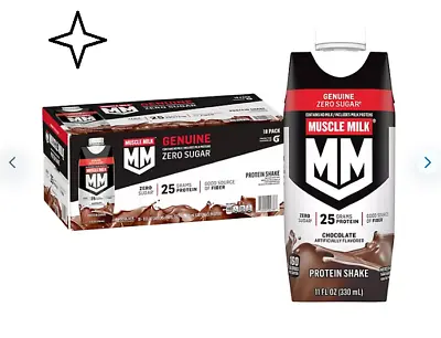 Muscle Milk Genuine Protein Shake Chocolate (11 Fl. Oz. 18 Pk.) • $38.91