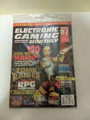 Electronic Gaming Monthly EGM # 87 Video Game Magazine October 1996 + Guide • $1