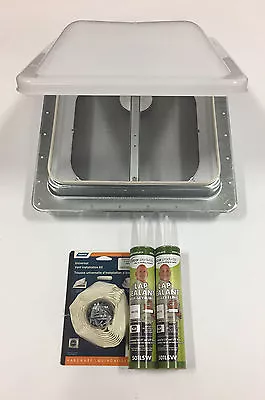 Complete 14  X 14  High Profile RV Vent Installation Kit For Rubber / EPDM Roofs • $82.99