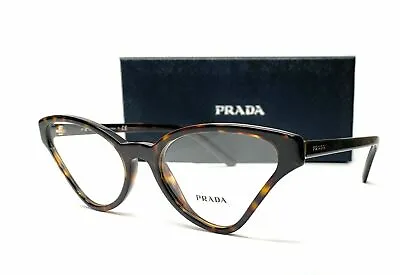 PRADA PR 06XV 2AU1O1 Havana Butterfly 56 Mm Women's Eyeglasses • $80.19