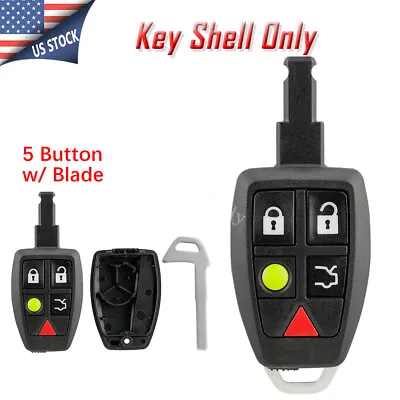 For 2005 2006 2007 2008 2009 2010 2011 2012 Volvo S40 V50 Smart Key Fob Case 5B • $15.79