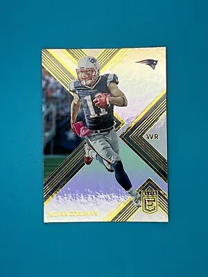 2017 Panini Donruss Elite #67 Julian Edelman - NFL Trading Card • £1.29