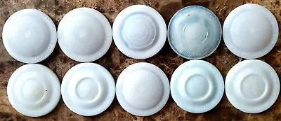 Lot Of 10 Milk Glass Porcelain Inserts Zinc Boyd's Mason Canning Jar Lids (Offc) • $12
