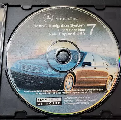 2002 Mercedes Benz Command Navigation GPS CD # 7 Map Disc Q6 46 0115 Ver. 7/02 • $36.98