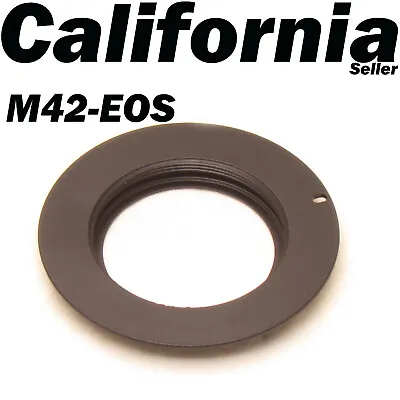 M42 Lens Canon EOS FE Adapter 1D 40D 50D II 450D 500D 550D 600D 1100D 1000D T5i  • $9.95