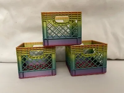 1:10 Scale Milk Crate 3 Pack RC Vehicle Garage Accessories Miniatures 3D Printed • $9.50
