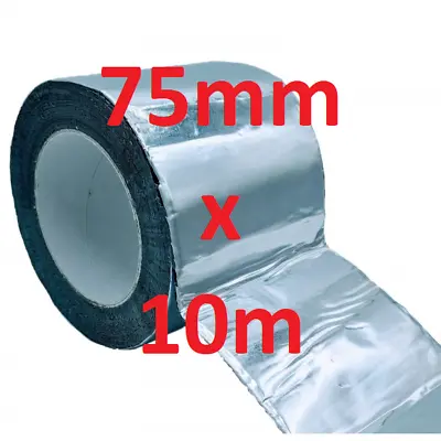 £10.99 • Buy  Butyl Aluminium Sealant Tape Performance Waterproof 75, 100, 150, 300 Mm X 10m 