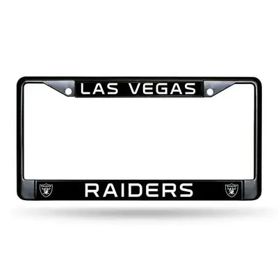 LAS VEGAS RAIDERS Authentic Metal BLACK License Plate Frame Auto Truck Car NFL • $12.99