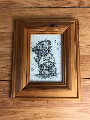 Tatty Teddy Me To You Always Friends Finished & Framed Cross Stitch 4.5  X 3   • £16.99