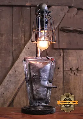 Steampunk Industrial Machine Age Lamp Ford  Model T Cover Table Lamp • $499.99