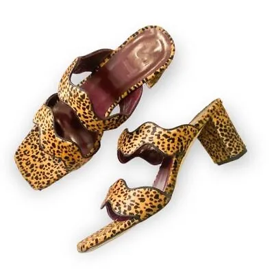 $225 • Buy NWT STAUD Sandal, Frankie Wavy Sandals Cheetah, Size 38.5EU
