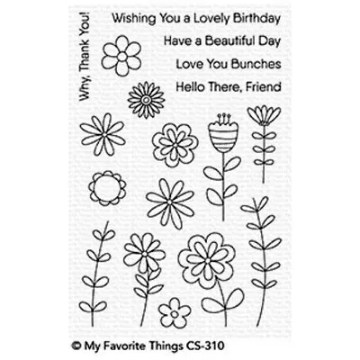 Love Buds Stamp Set  - Flowers - My Favorite Things CS-310 • £9