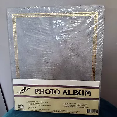 Pioneer Magnetic Photo Album 3 Ring Binder 100-page LM-100 Gray Sealed Vintage • $15.99