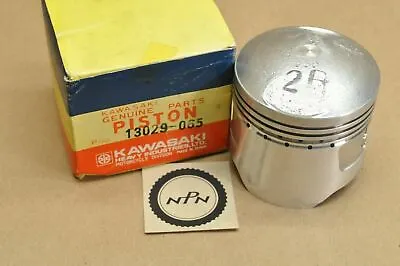 Kawasaki 1976 Z2 750 Piston .020  (.50mm) Oversize 13029-065 NOS OEM  • $149.99