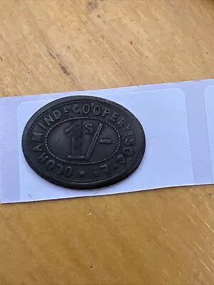 Oldham IND Cooper Doc Ld 1 Shilling Token Coin • £5
