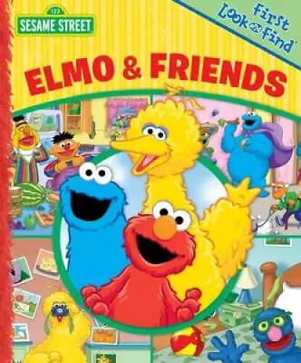 Elmo & Friends (My First Look And Find) - Board Book - GOOD • $4.49