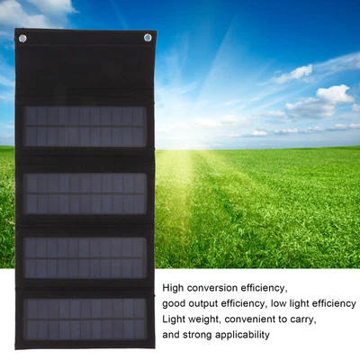 £18.55 • Buy Solar Panel Bag Monocrystalline Silicon Solar Panel Case 40W Black