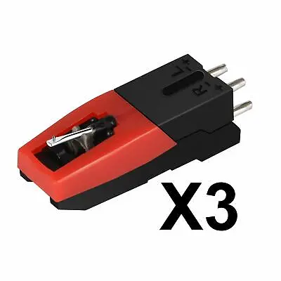 $7.99 • Buy 3 Pcs Vinyl Turntable Cartridge With Needle Stylus For Vintage LP  Record Player