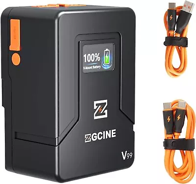 ZGCINE ZG-V99 Mini V-Mount Battery 99Wh 14.8V 6800mAh For Canon EOS R5C Sony FX3 • $284.90