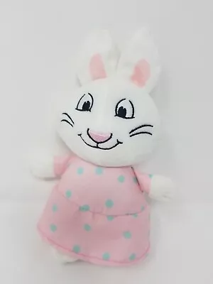 Max & Ruby Bunny Rabbit Plush Stuffed Animal Aurora World Pink White Polka Dots • $6