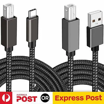 $10.50 • Buy 3M Printer Cable Scanner USB 2.0 Type A Male To B Male USB C To USB B Cable Cord