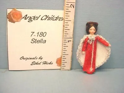 $41.99 • Buy  Miniature Ethel Hicks Angel Doll's Doll  Stella  #7-180 Handcrafted