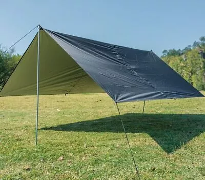 Ultralight Waterproof Tarp Tent Sheet Hammock Shelter Sunshade Canopy 3X3/4M • $29.90