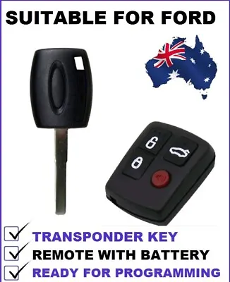 FORD KEY BF FALCON + Ford Remote 434mhz Includes Transponder Chip  • $26.95
