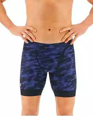 New Tyr Workout Swim Jammer Midnight Camo Navy Blue  Upf 50+ Size 28 • $19.99