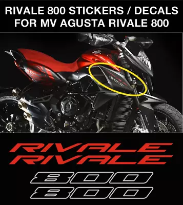 Stickers / Decals For MV Agusta RIVALE 800 X2 • $12.43