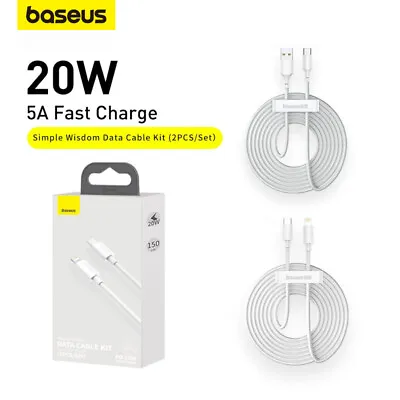 $12.09 • Buy 2X Baseus USB Type-C PD Fast Charging Cable Data Cord FFor Apple IPhone 14 Pro