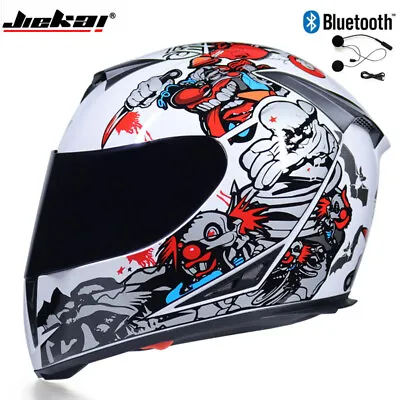 Bluetooth Modular Flip Up Moto Helmet Motorcycle Full Face Sport Helmet DOT • $111.77