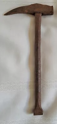 Antique Iron Railroad Miners Pick /Hammer ~ Original Handle • $37.98